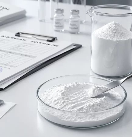 Titanium dioxide supplier quality testing in laboratory