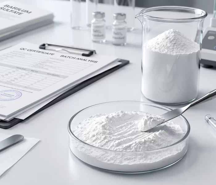 Titanium dioxide supplier quality testing in laboratory