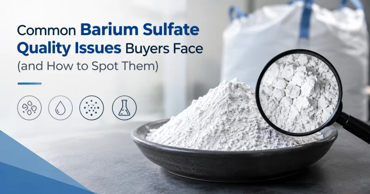 Precipitated Barium Sulfate quality inspection for identifying common powder quality issues