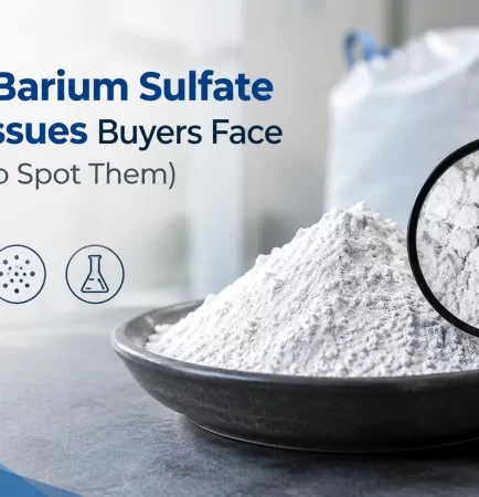 Precipitated Barium Sulfate quality inspection for identifying common powder quality issues