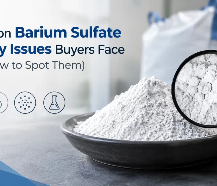 Precipitated Barium Sulfate quality inspection for identifying common powder quality issues