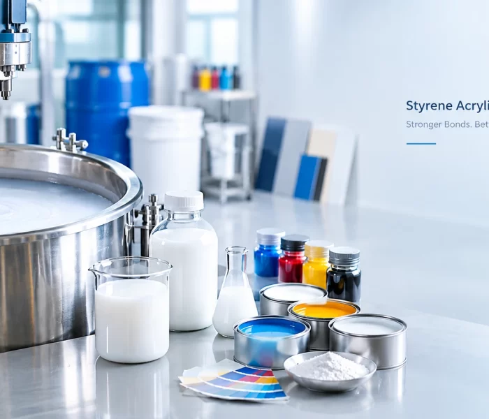 Styrene acrylic binder used in industrial paint and coating formulations